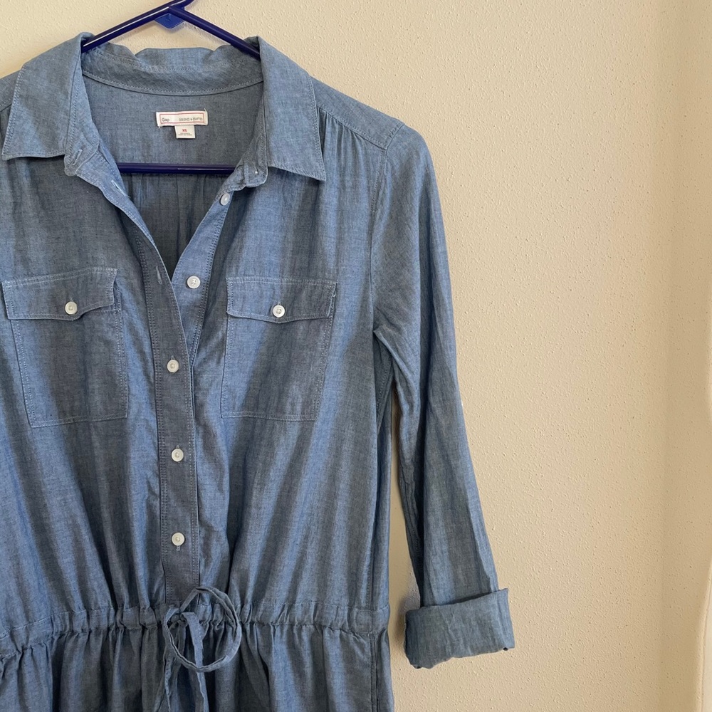 Gap Denim Tie Dress